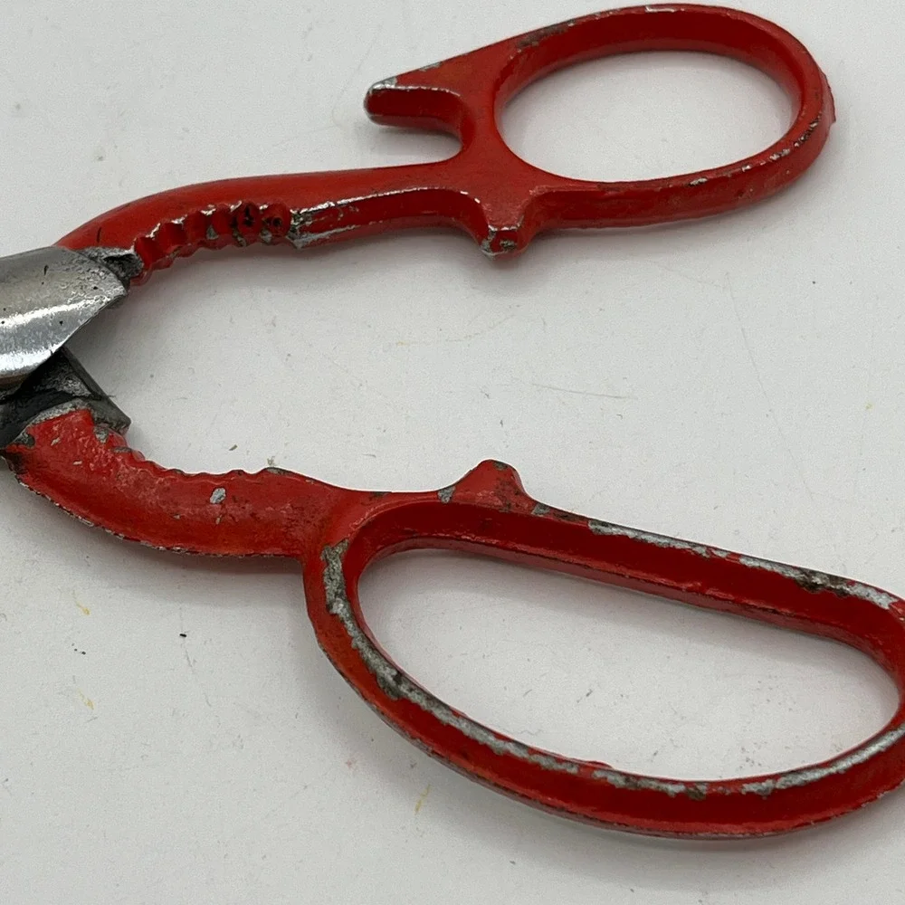 Vintage Scissors Lot 3pc I.D.L. N.Y. Office Shears & Kitchen Nutcracker Shears